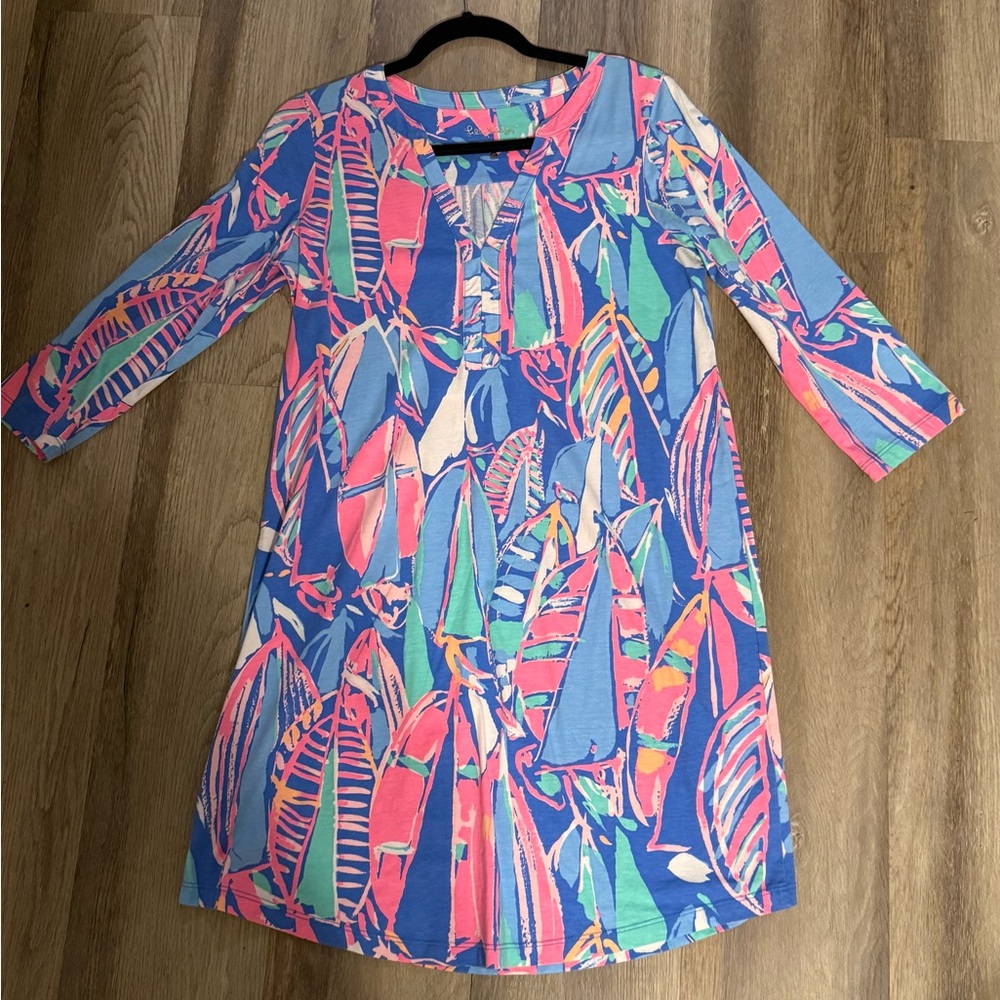 Lilly Pulitzer Ali Dress Out to Sea Sz S